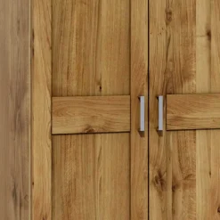 Kleiderschrank mit zwei Türen in Wildeichefarben - Murdian Kleiderschränke