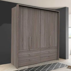 Hot Kombi Falttüren-Schrank mit sechs Schubladen - Crenba Kleiderschränke|Schränke