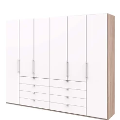 Online Kombi Kleiderschrank mit Schubkästen und Falttüren - Vaclyn Kleiderschränke|Schränke