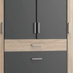 Hot Kombi-Drehtürenschrank in Eiche Sägerau - Danah Kleiderschränke|Schränke