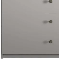 New Kombi-Kleiderschrank 1m breit in Hellgrau - Ridonna Kleiderschränke|Schränke