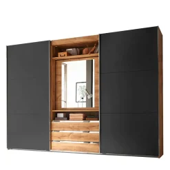 Outlet Kombi-Kleiderschrank mit offenen Fächern - Bafata Kleiderschränke|Schränke