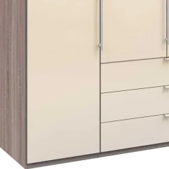 Kombi-Schlafzimmer-Kleiderschrank in Creme - Casilla Kleiderschränke