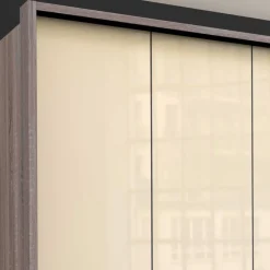 Kombi-Schlafzimmer-Kleiderschrank in Creme - Casilla Kleiderschränke