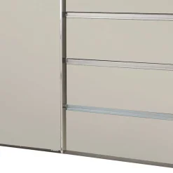 Online Kombi-Schwebetürenschrank in Champagner - Eusebia Kleiderschränke|Schränke