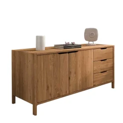 Sale Kombi-Sideboard aus Wildeiche Massivholz - Laida Tv & Hifi-Möbel|Lowboards