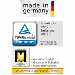 Clearance Komfort Einzelbett Ronis in Weiß Betten