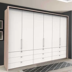 Outlet Komfort Kleiderschrank mit drei Falttüren - Vaclyn Kleiderschränke|Schränke