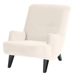 Clearance Komfortsessel in Cremefarben und Schwarz - Chalil Sessel