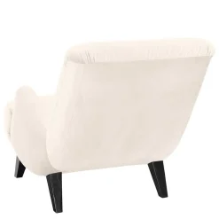 Clearance Komfortsessel in Cremefarben und Schwarz - Chalil Sessel