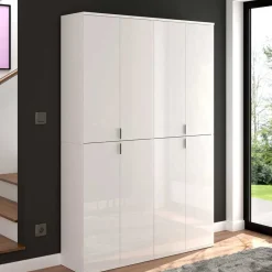 Kompakter Kleiderschrank 122x193x34 cm - Ejulia (zweiteilig) Kleiderschränke|Schränke