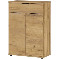 Best Komplette Flur Einrichtung in Holzoptik - Esdrusca (fünfteilig) Garderoben