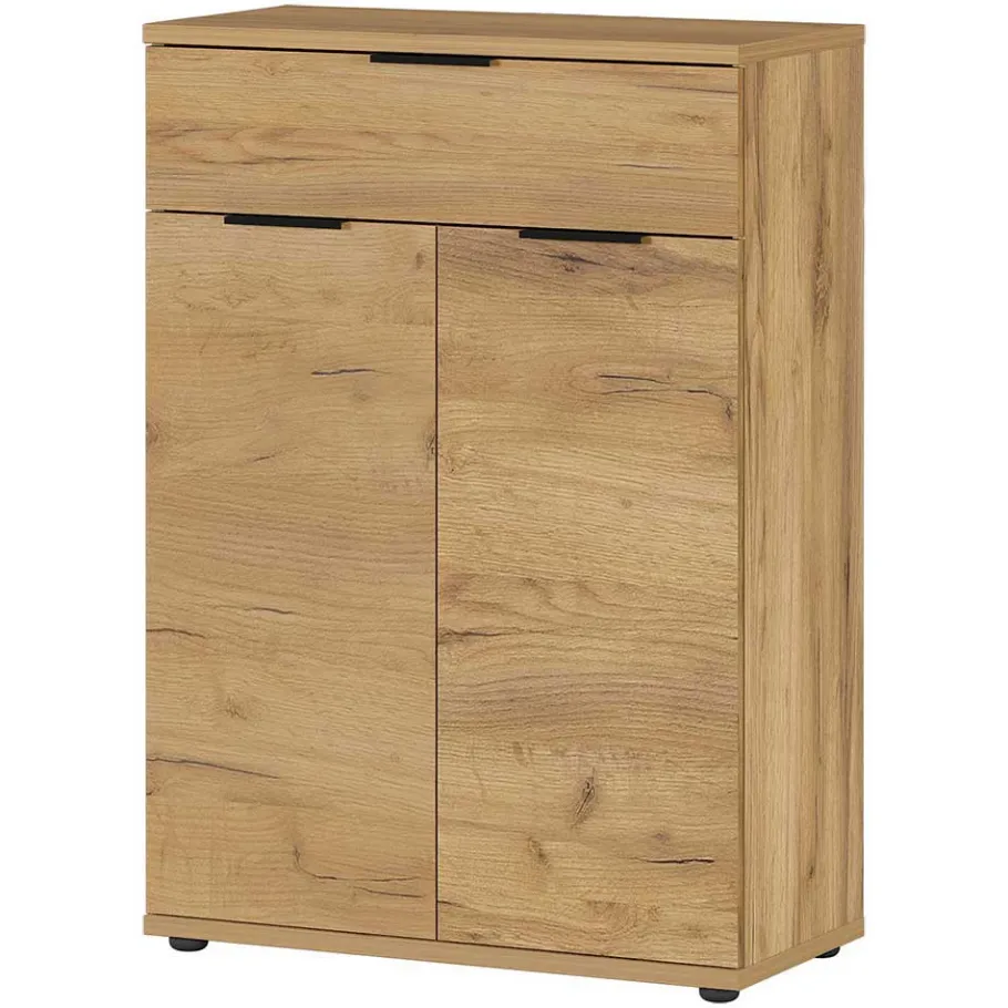 Best Komplette Flur Einrichtung in Holzoptik - Esdrusca (fünfteilig) Garderoben