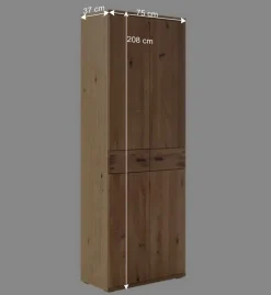 Sale Kompletteinrichtung Diele in Wildeiche - Manaus (fünfteilig) Garderoben