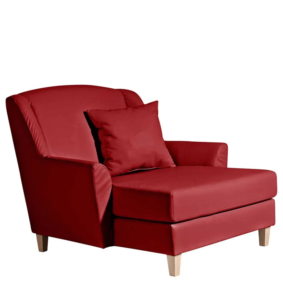 Sale Kunstleder Megasessel in Rot - Pulnion Sessel