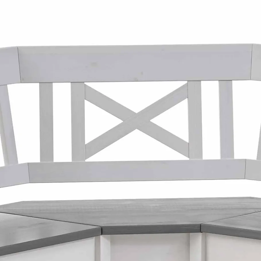 Online Landhaus Eckbank Yoan mit Stauraum Sitzbank