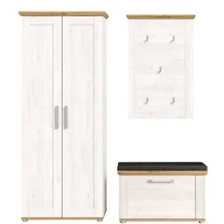 Sale Landhaus Flureinrichtung Set - Tocella (dreiteilig) Garderoben