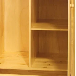 Outlet Landhaus Holz Kleiderschrank mit Kugelfüßen - Kascanu Kleiderschränke|Schränke