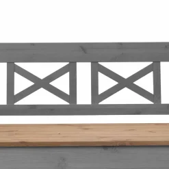 Best Landhaus Holzbank Jytte drei Sitzplätze Sitzbank