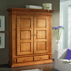 Hot Landhaus Kleiderschrank aus Fichte - Futura Kleiderschränke