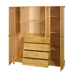 Sale Landhaus Kleiderschrank aus Kiefernholz - Lajuna Kleiderschränke|Schränke