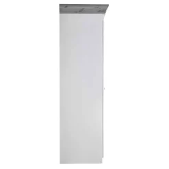 New Landhaus Kleiderschrank in Weiß und Kiefer Grau - Caneon Kleiderschränke|Schränke