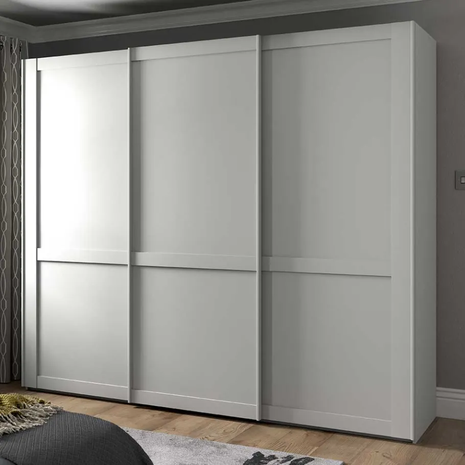 Landhaus Kleiderschrank mit drei Schwebetüren - Flinn Kleiderschränke