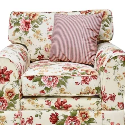 Sale Landhaus Sessel mit Blumen Muster - Aurelius Sessel