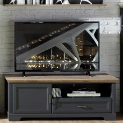 Best Landhaus TV Board in Grau - Thumbs Tv & Hifi-Möbel|Lowboards