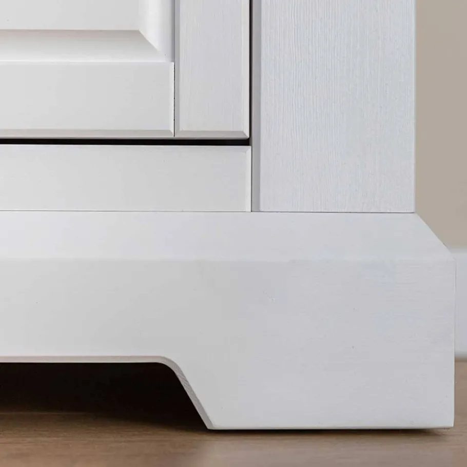 Best Landhaus Vitrinenschrank aus Kiefer zweifarbig - Zalya Schränke