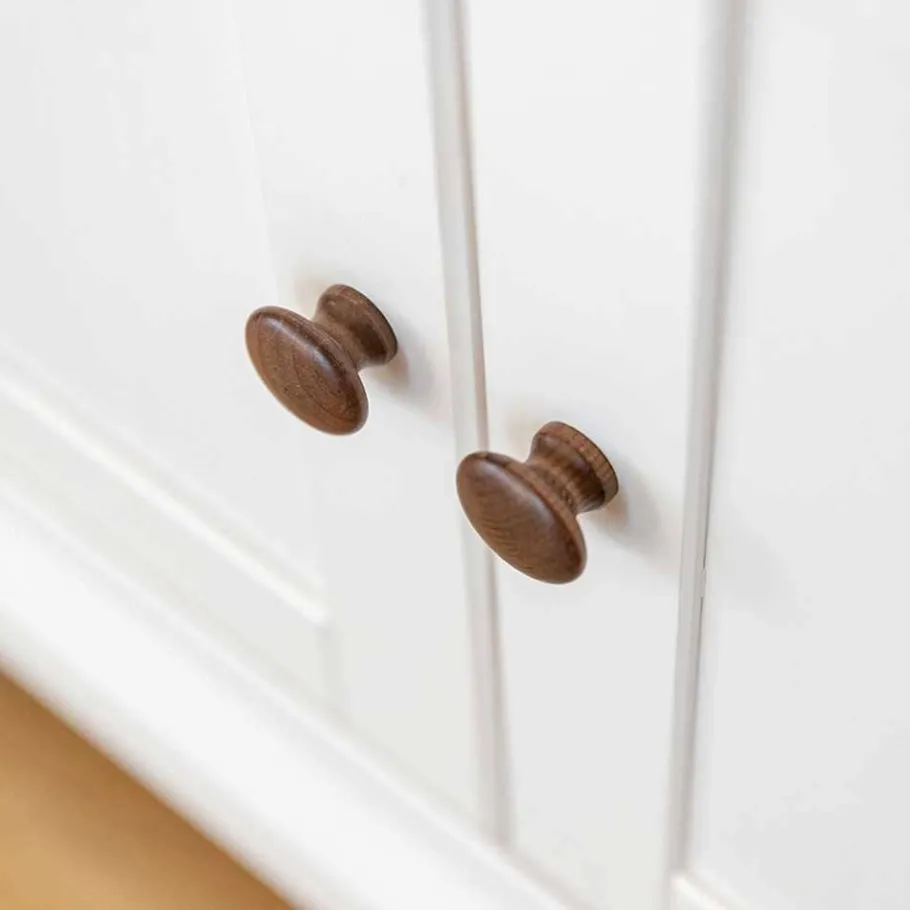 Best Landhaus Vitrinenschrank aus Kiefer zweifarbig - Zalya Schränke