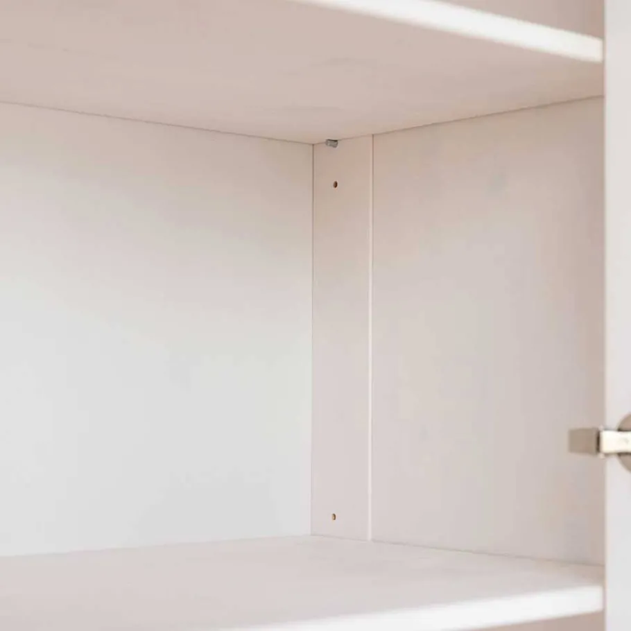 Best Landhaus Vitrinenschrank aus Kiefer zweifarbig - Zalya Schränke