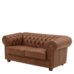 Sale Leder Polstergarnitur Chesterfield - Gonron (dreiteilig) Sitzgruppe