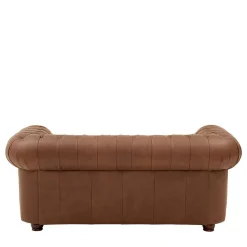 Sale Leder Polstergarnitur Chesterfield - Gonron (dreiteilig) Sitzgruppe