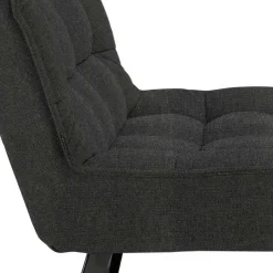 Sale Lounge Sessel mit Hocker in Anthrazit - Mook (zweiteilig) Sessel