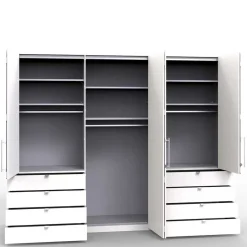 Online Luxus Kleiderschrank mit drei Gleittüren - Bosays Kleiderschränke