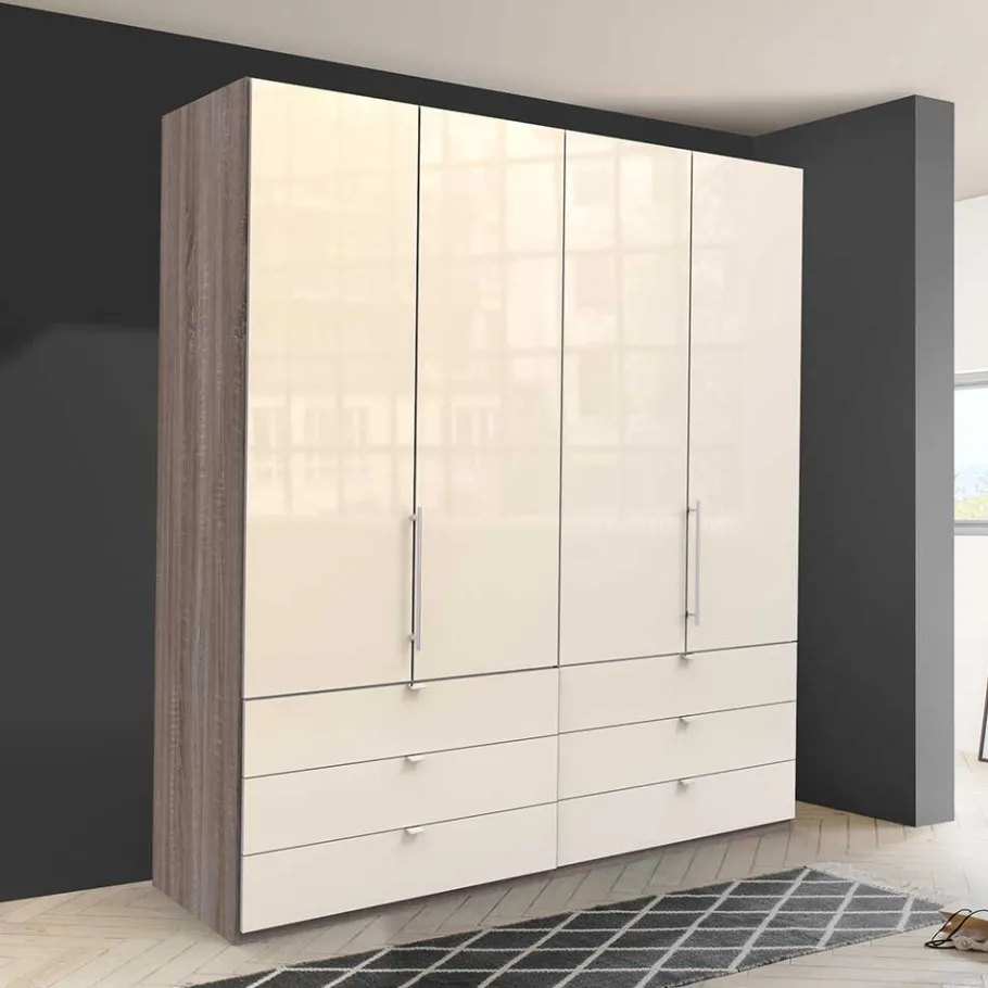 New 2m Schlafzimmer Kombischrank mit sechs Schubladen - Jakira Kleiderschränke|Schränke