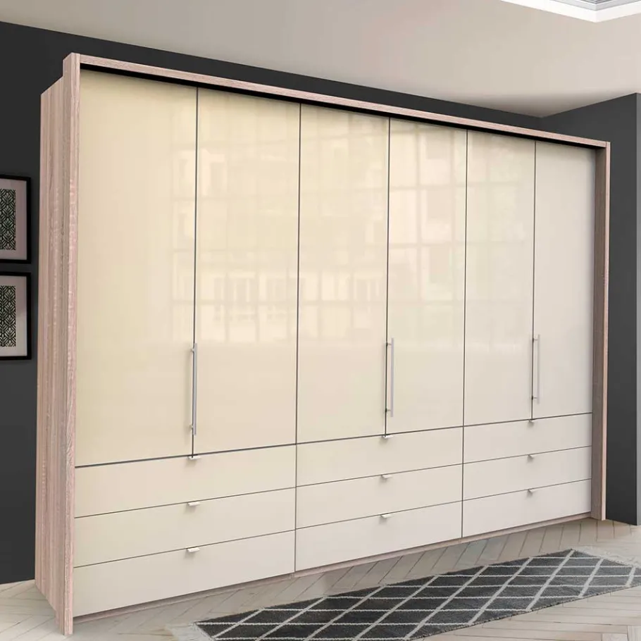 Online 3m Schlafzimmerschrank mit neun Schubladen - Rativian Kleiderschränke|Schränke
