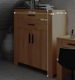 Best Massiv Highboard Mosniak aus Kernbuche geölt Highboards