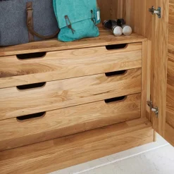 Sale Massiv Holzschrank Cranos aus Wildeiche Kleiderschränke|Schränke