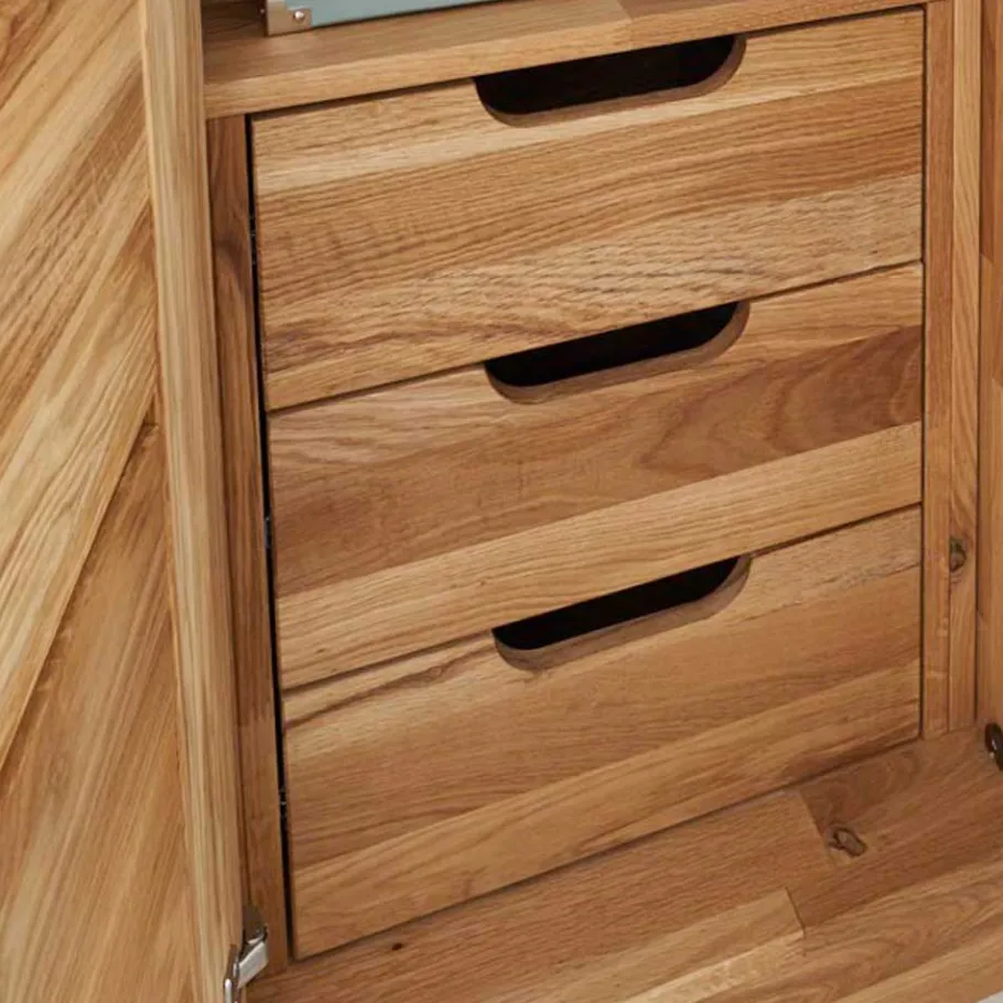 Sale Massiv Holzschrank Cranos aus Wildeiche Kleiderschränke|Schränke