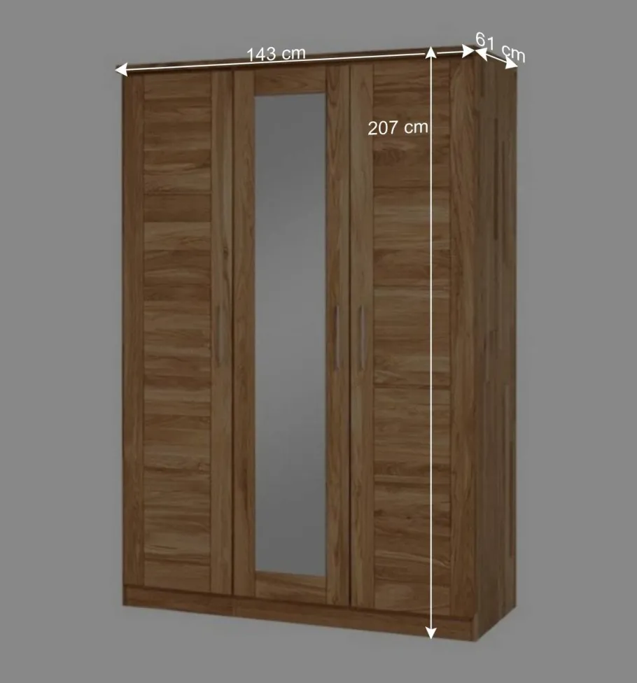 Sale Massiv Holzschrank Cranos aus Wildeiche Kleiderschränke|Schränke