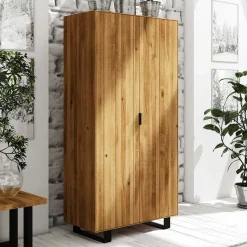 Online Massiv Kleiderschrank Manzey aus Wildeiche geölt KleiderschrÀnke