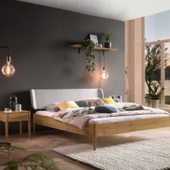 Sale Massives Bettgestell aus Wildeiche geölt - Babechi Betten