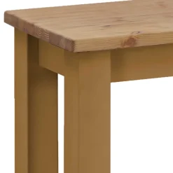 Online Massivholz Esstischbank in Kiefer Laugenfarbig - Bowie Sitzbank