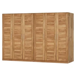Best Massivholz Kleiderschrank Cranos aus Wildeiche Kleiderschränke