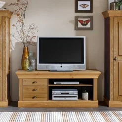 Sale Massivholz Lowboard Piatra aus Kiefer Tv & Hifi-Möbel|Lowboards