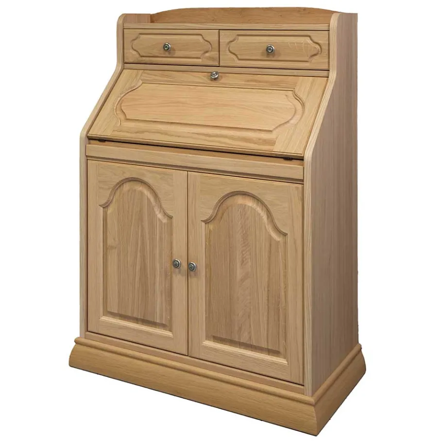 Best Massivholz Sekretär aus Eiche geölt - Catuella Highboards