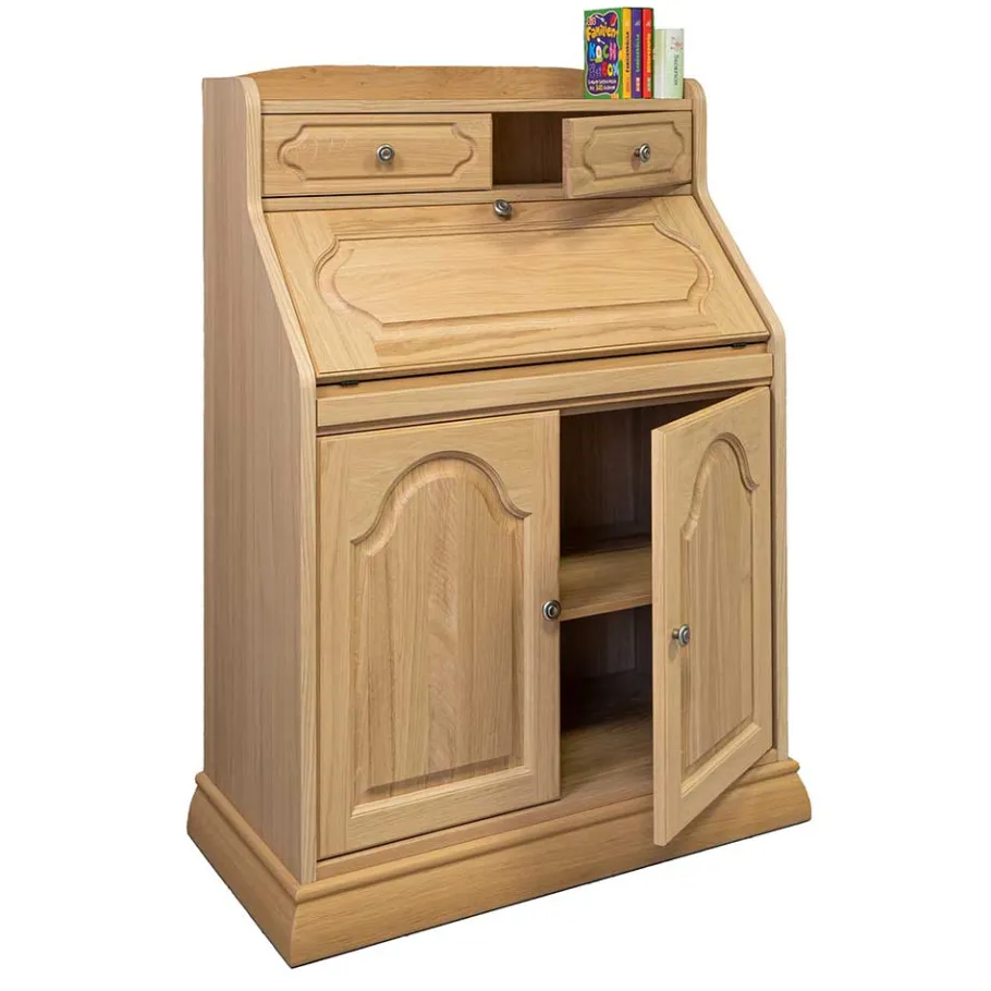 Best Massivholz Sekretär aus Eiche geölt - Catuella Highboards