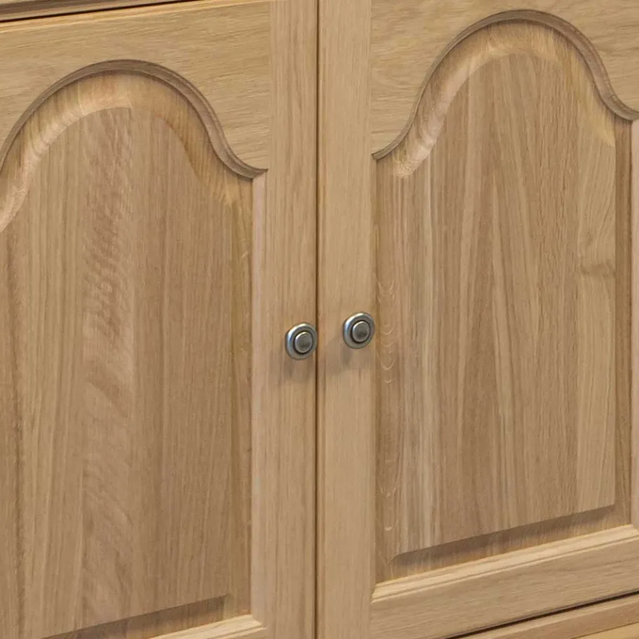 Best Massivholz Sekretär aus Eiche geölt - Catuella Highboards